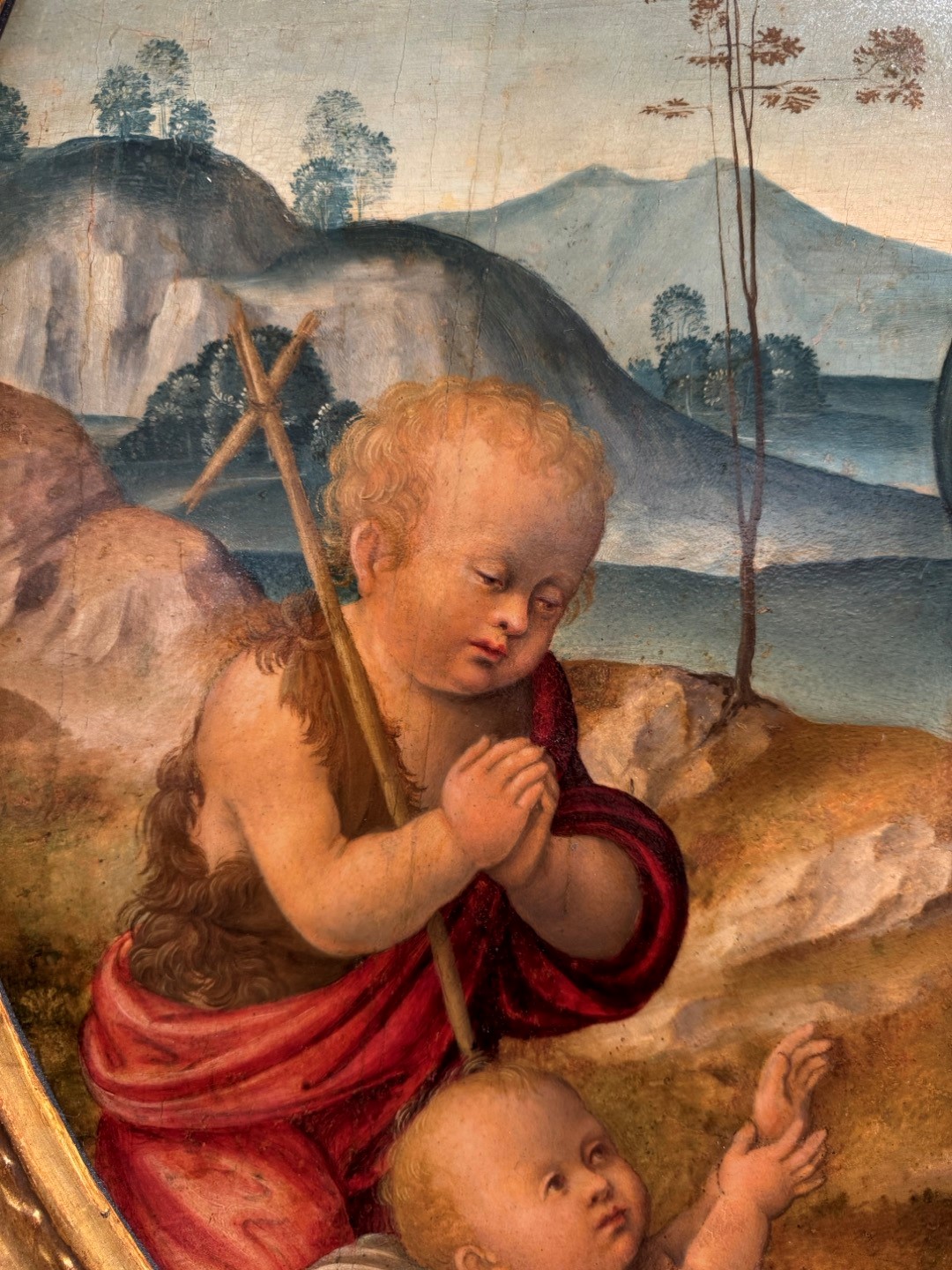 Botticini Raffaello - 'adorazione del Bambino con San Giovannino'