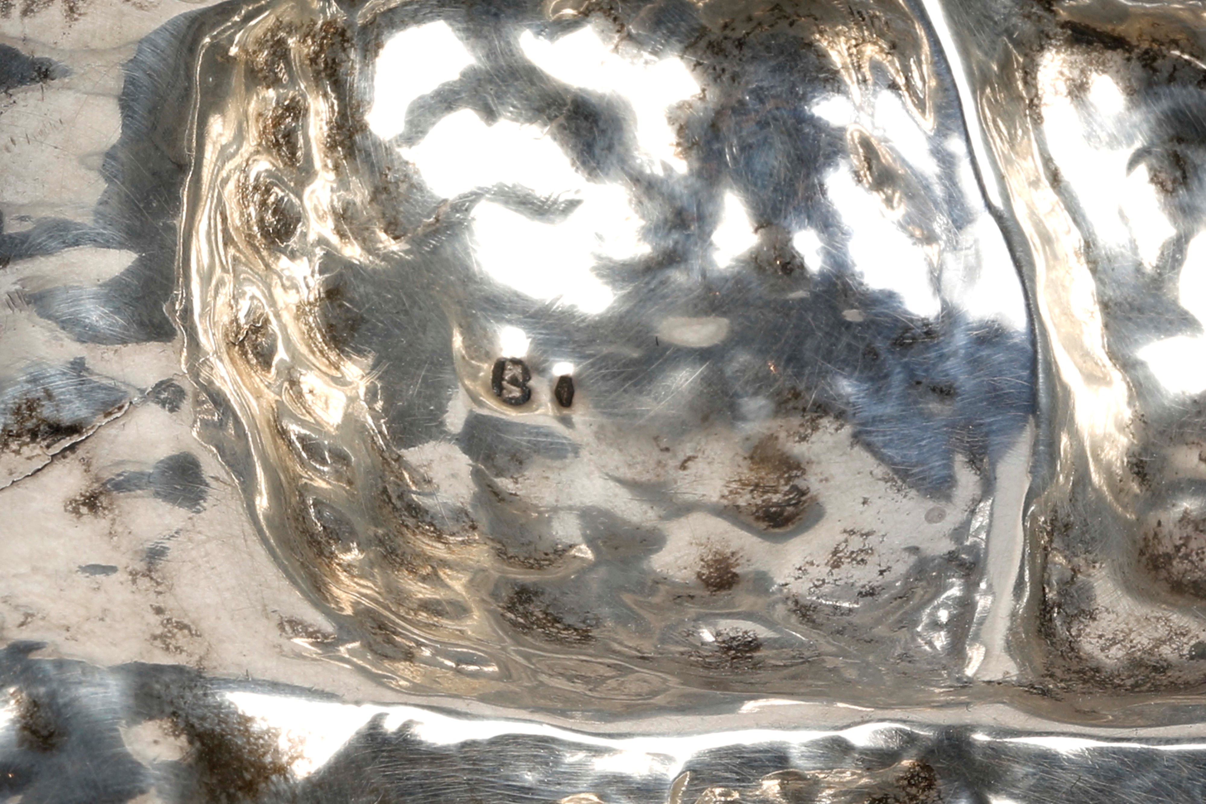 Svuotatasche a forma di foglia in argento 925