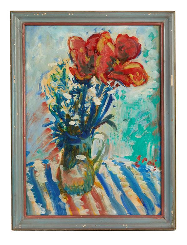 Ennio Pozzi - "Vaso di fiori"
