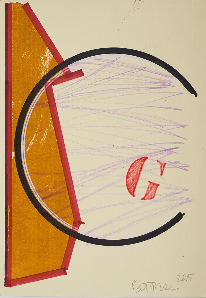 Antonio Del Donno : "Sena titolo"  - Asta ASTA ONLINE 1 - GRAFICHE E DIPINTI DEL XX SECOLO - Fidelis Auctions