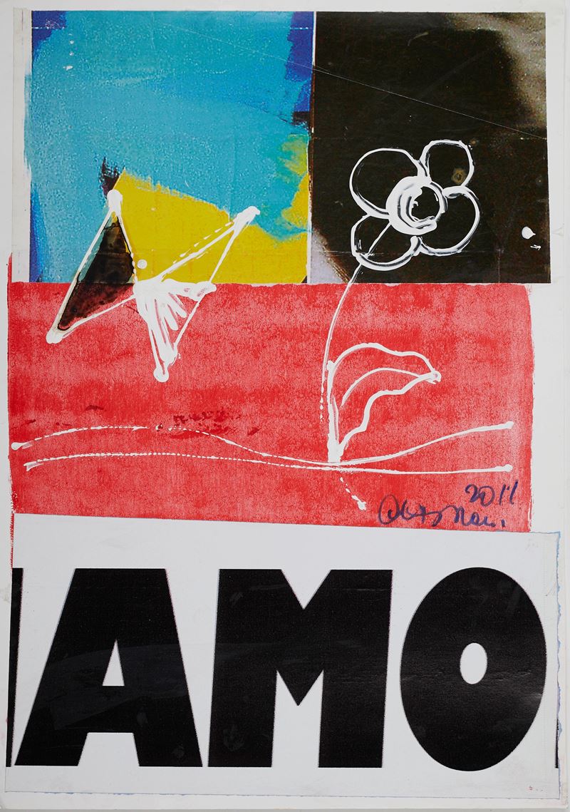 Antonio Del Donno : "Senza titolo"  - Asta ASTA ONLINE 1 - GRAFICHE E DIPINTI DEL XX SECOLO - Fidelis Auctions