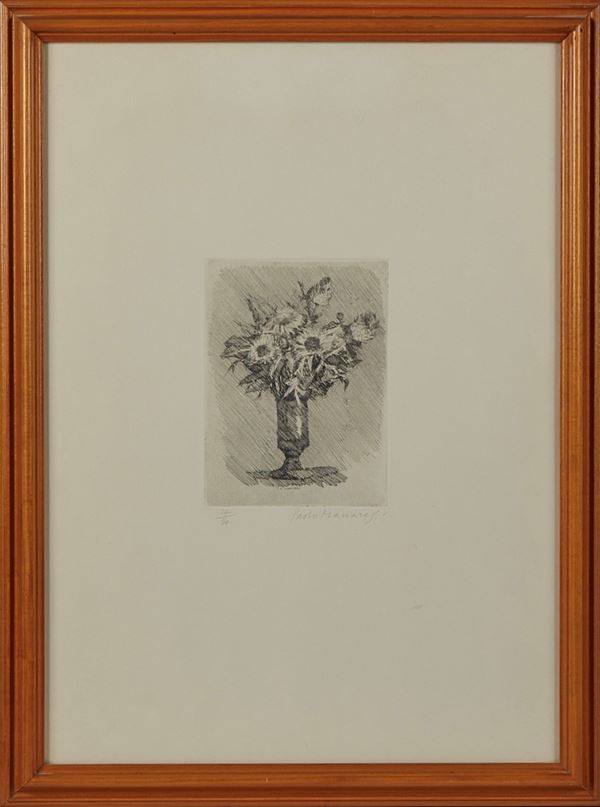 Paolo Manaresi - "Vaso con fiori"