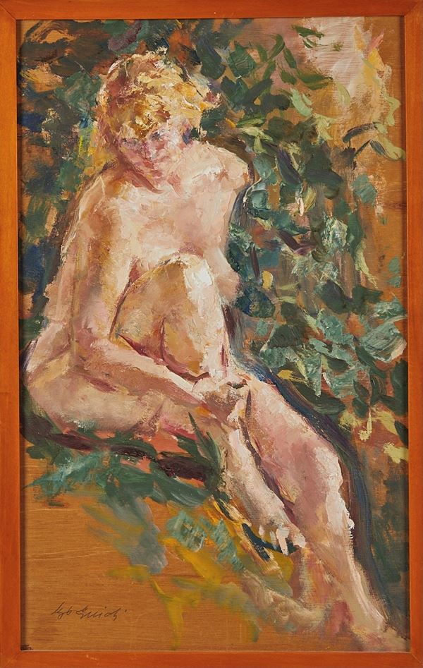 Ugo Guidi - "Fanciulla in giardino"