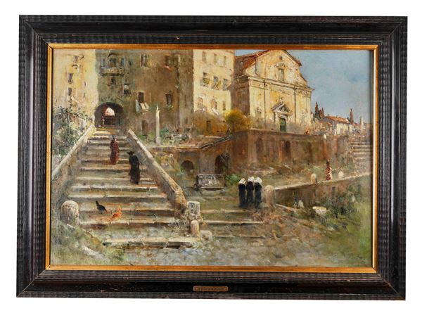 Augusto Alberici - "Scorcio urbano"