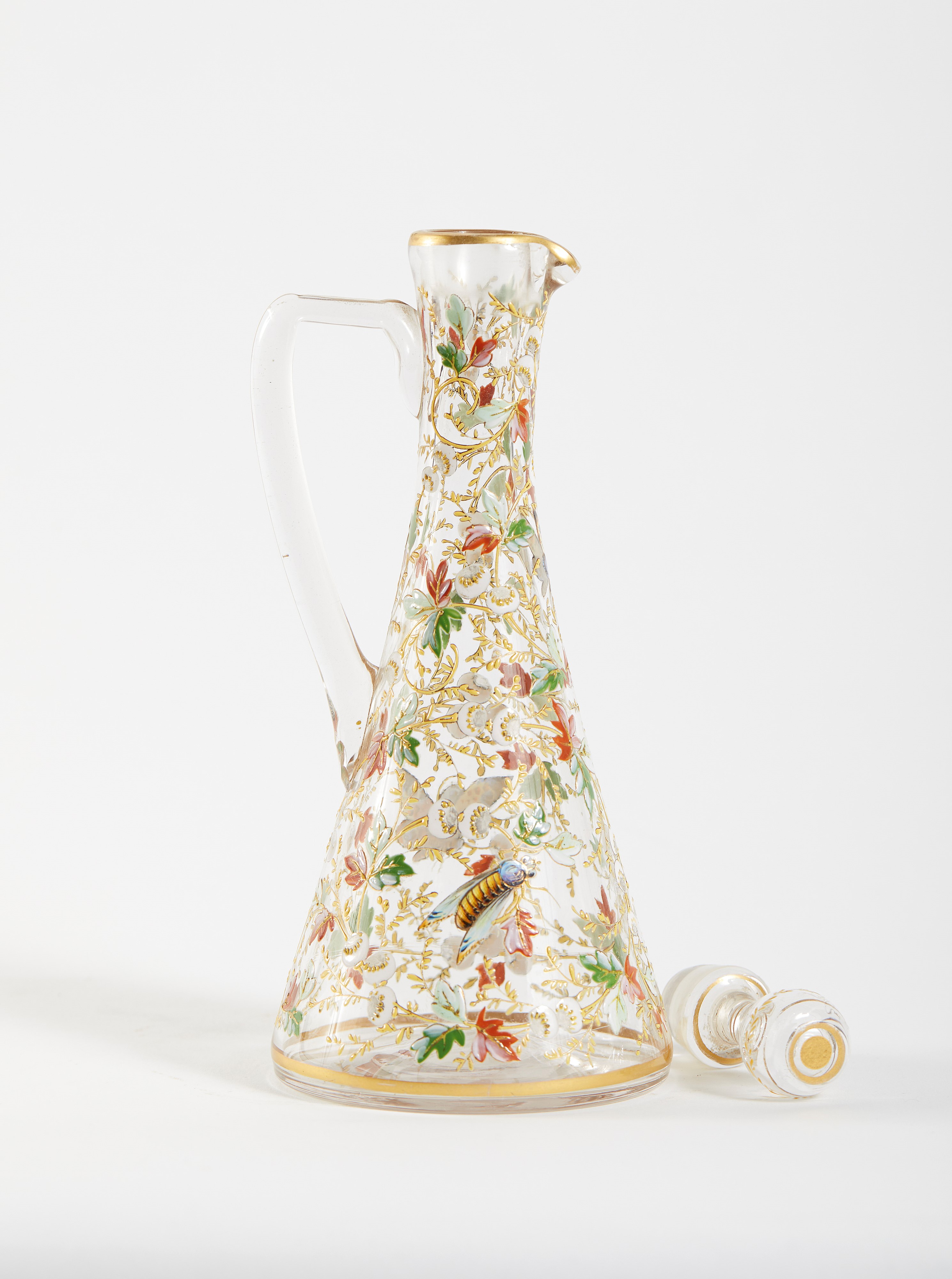 Ampolla in Vetro Dipinta a Mano