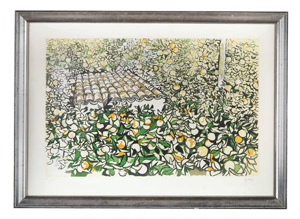Renato Guttuso - “Agrumeto”