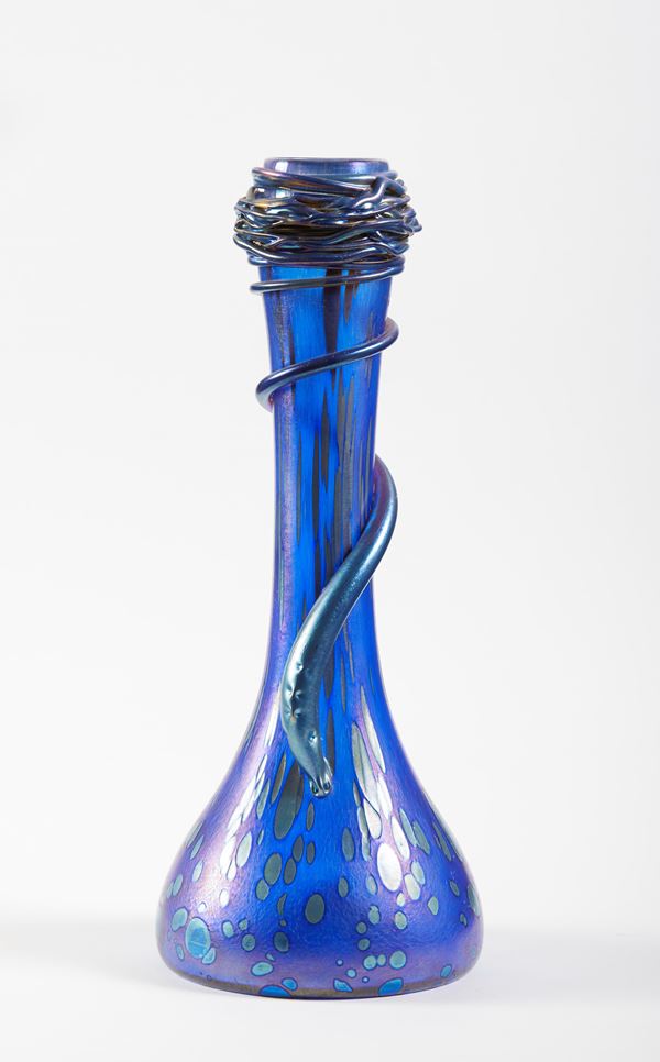 Loetz - Vaso in Vetro Iridato Loetz