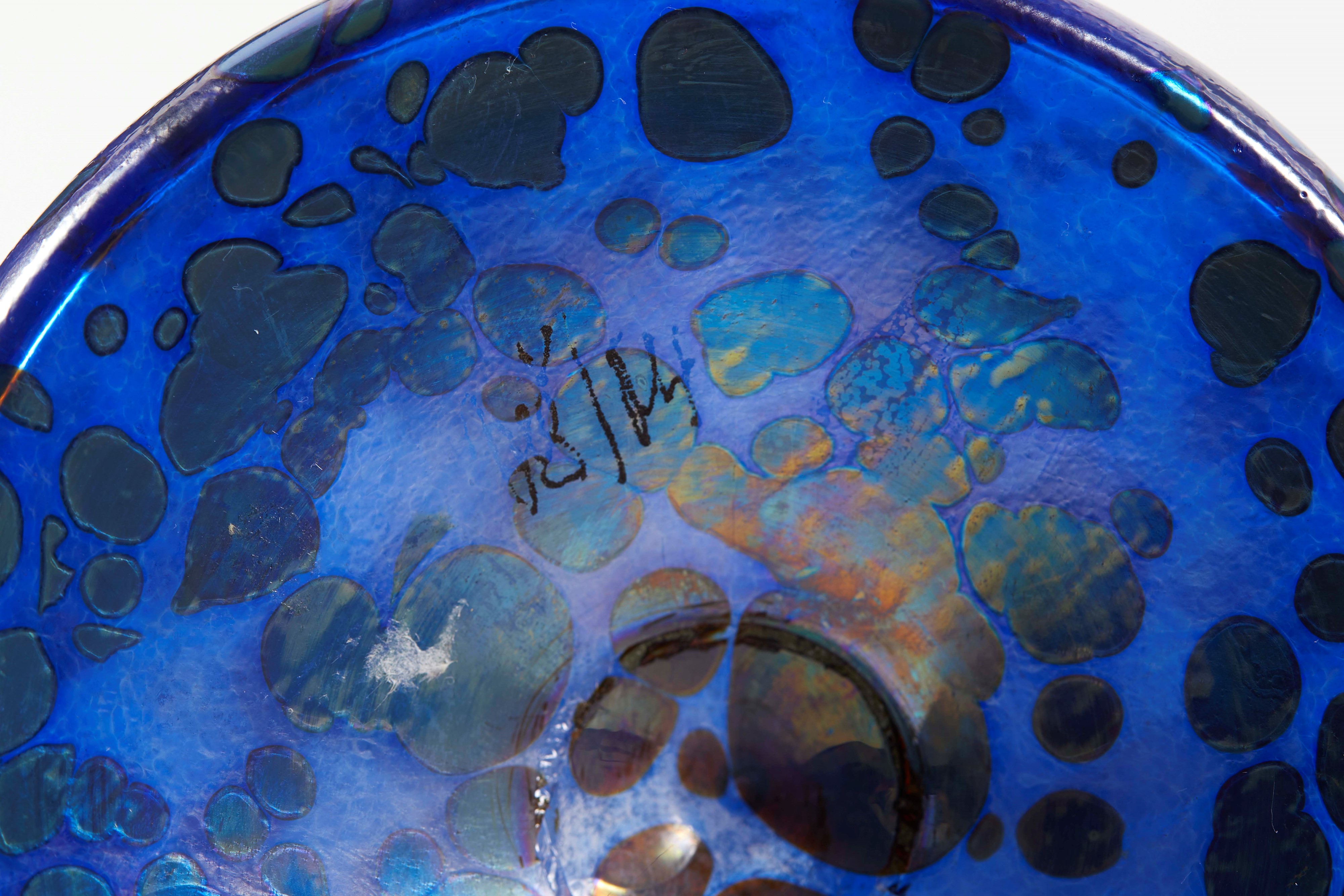 Vaso in Vetro Iridato Loetz