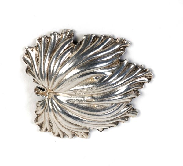 Buccellati - Svuotatasche in argento 925 a foggia di foglia