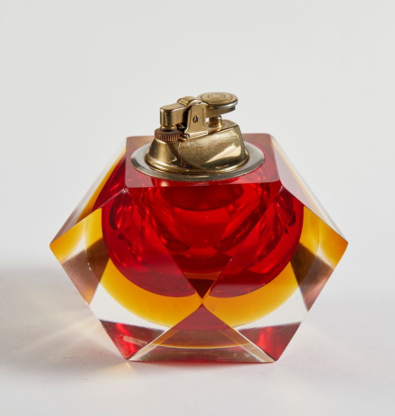 Seguso,Flavio Poli : Accendino   - Auction Eclectic Homes: Glass and Silver - Fidelis Auctions