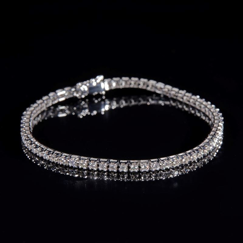 Bracciale tennis   - Asta GIOIELLI E PREZIOSI - Fidelis Auctions