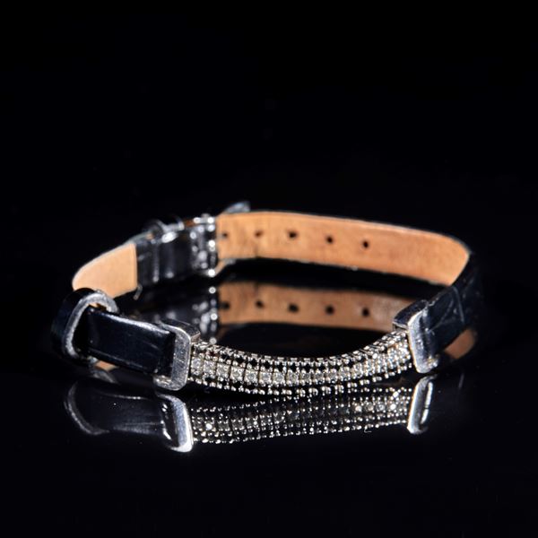Bracciale con cinturino in pelle