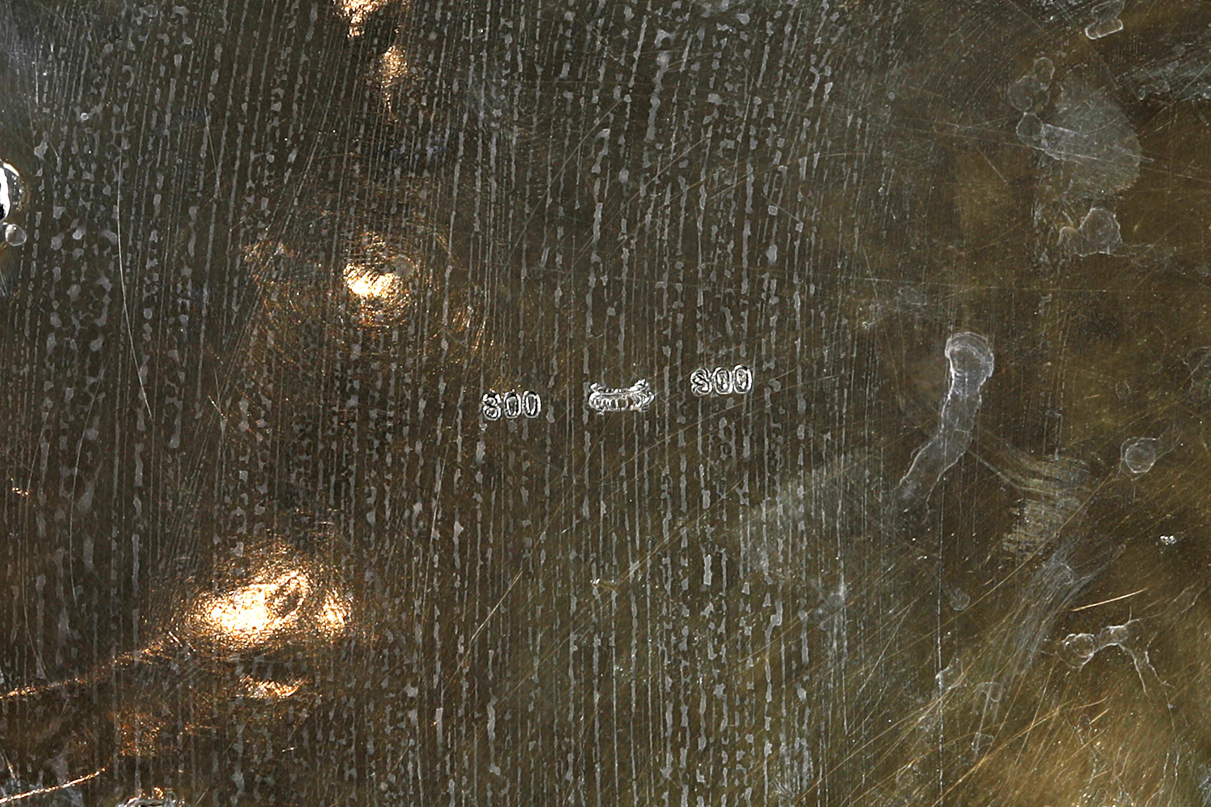 Coppia di alzate in argento 800