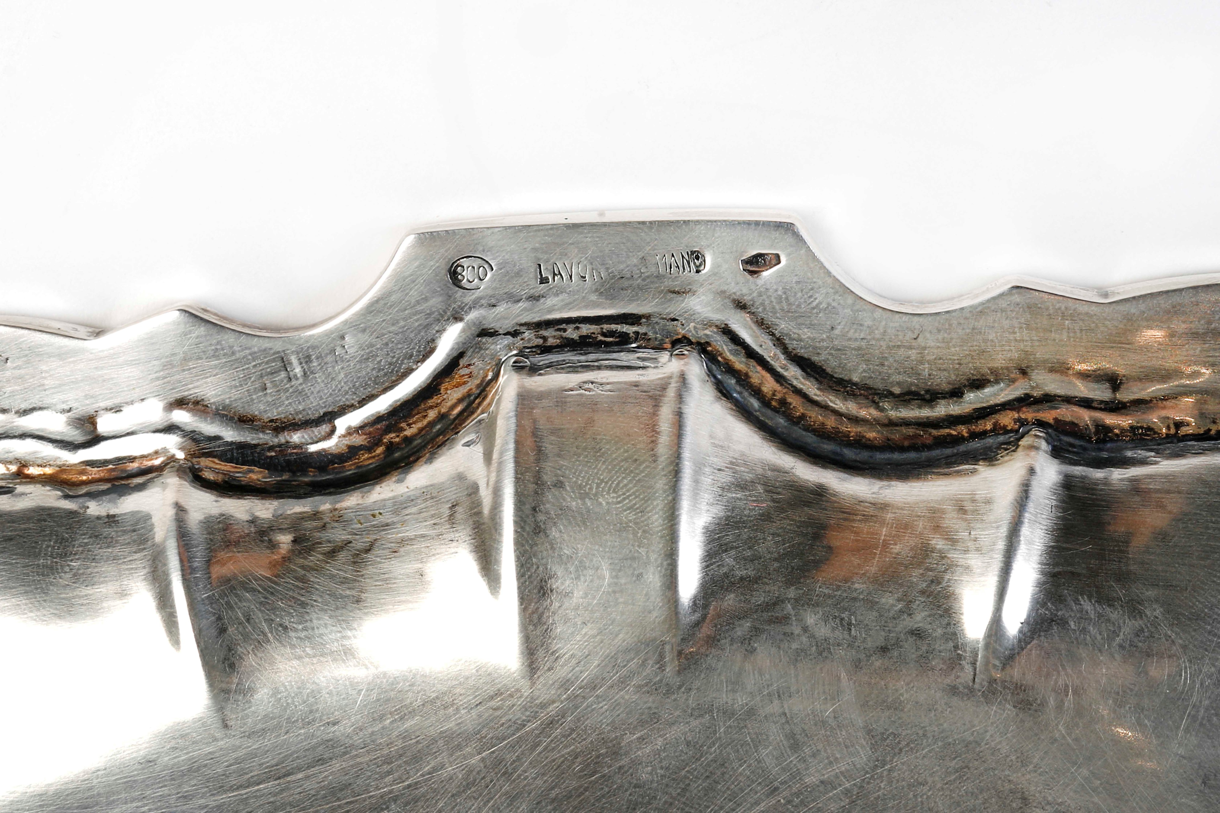 Alzata in argento 800