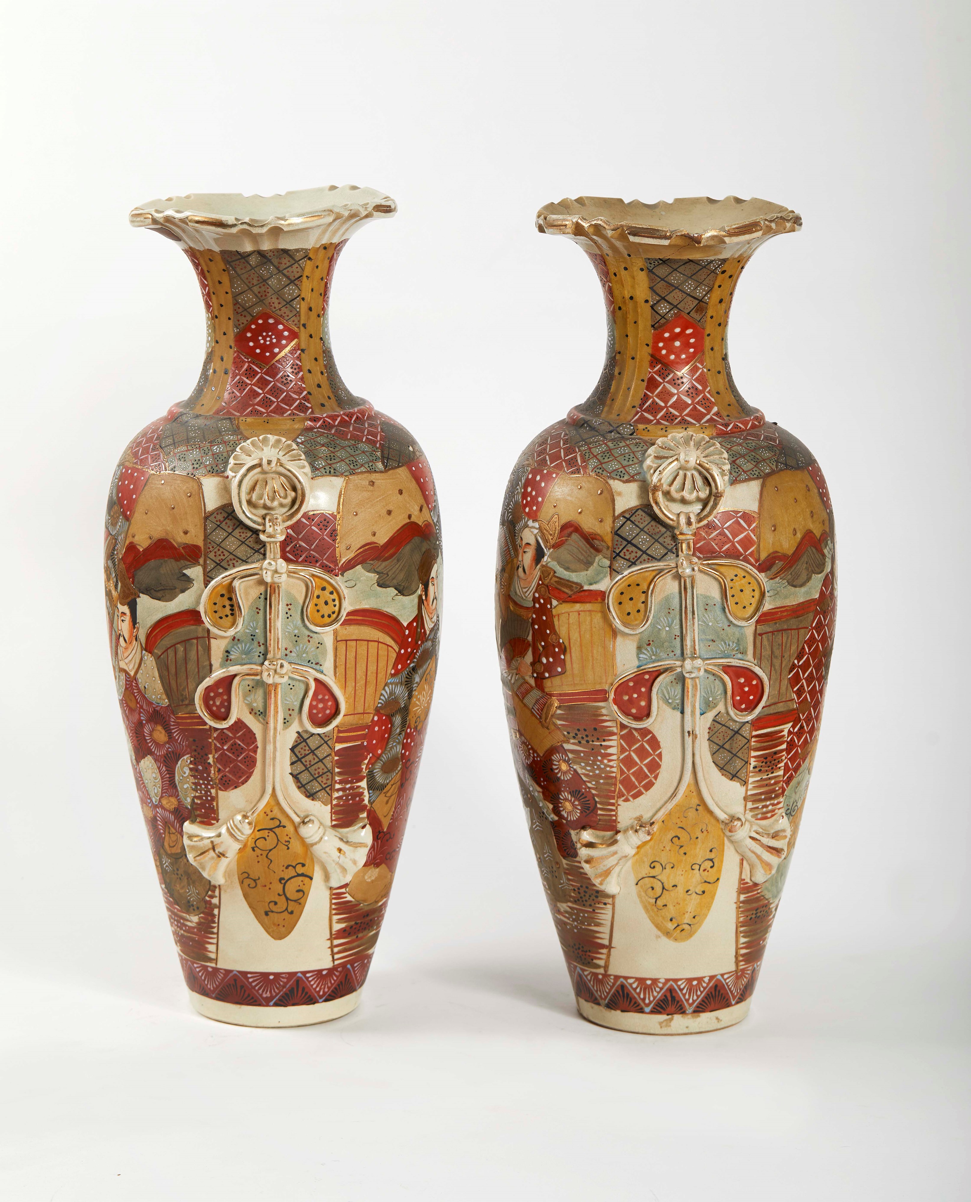 Coppia di vasi giapponesi