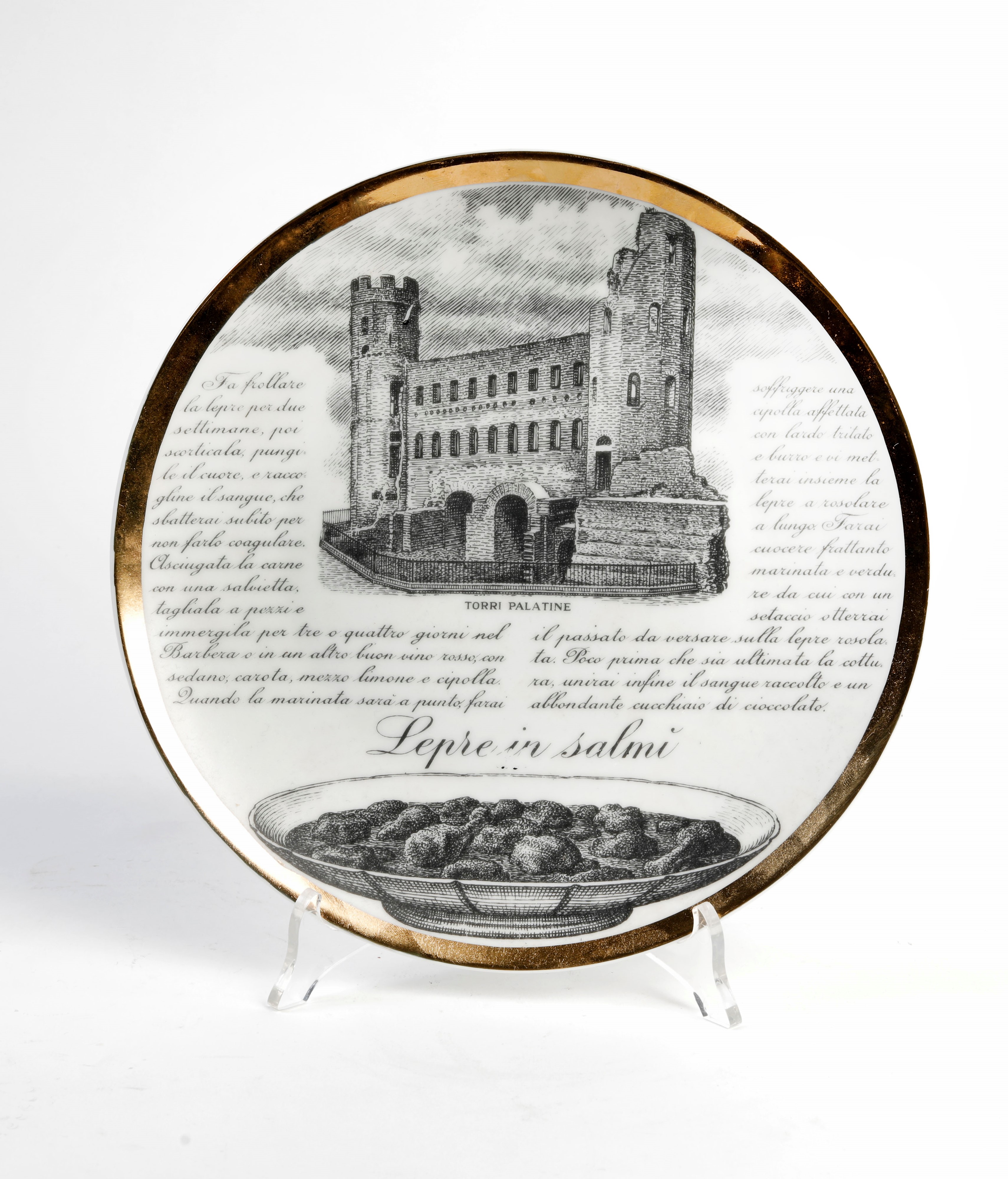 Sei piatti della serie “Specialità piemontesi”