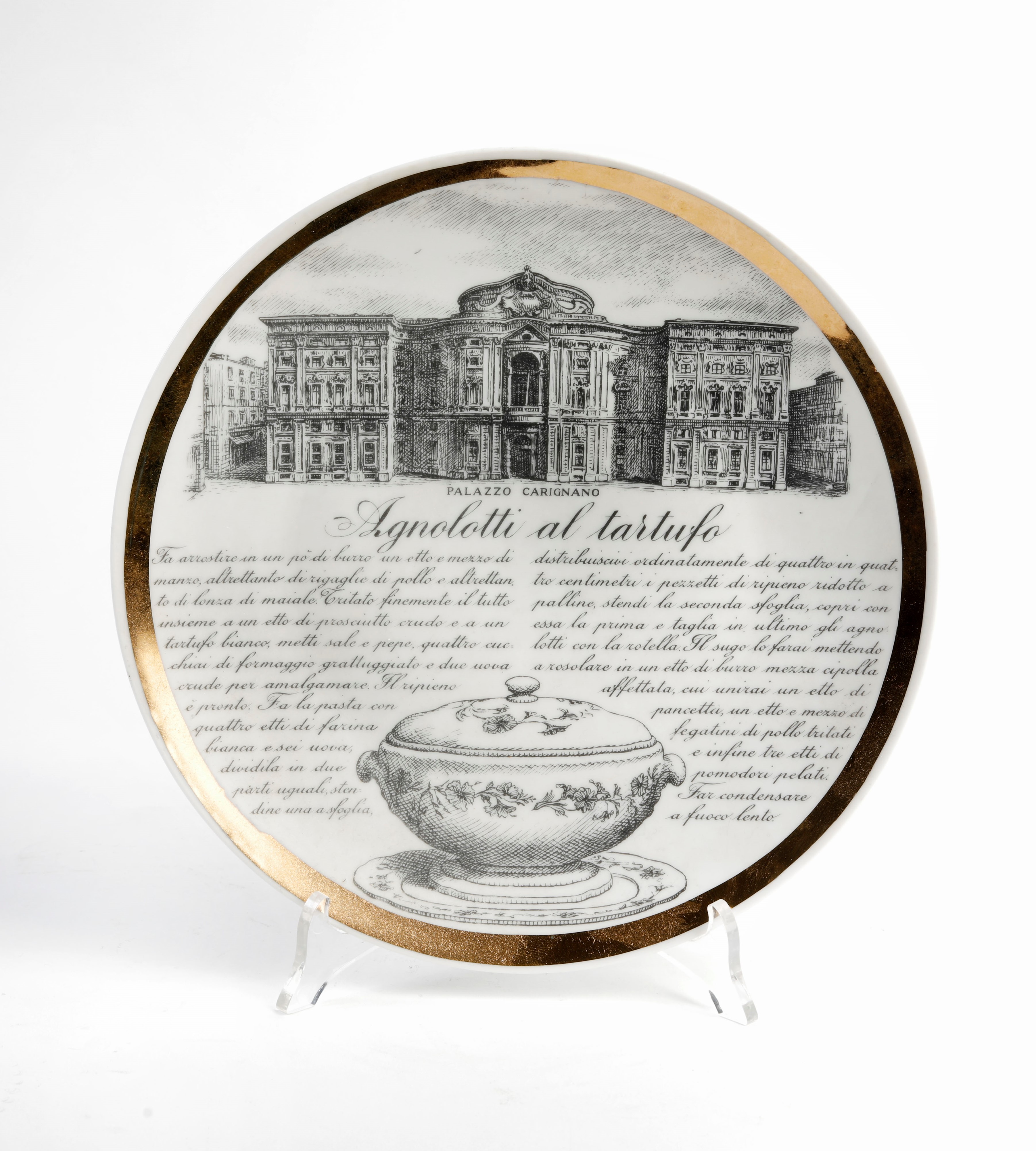 Sei piatti della serie “Specialità piemontesi”