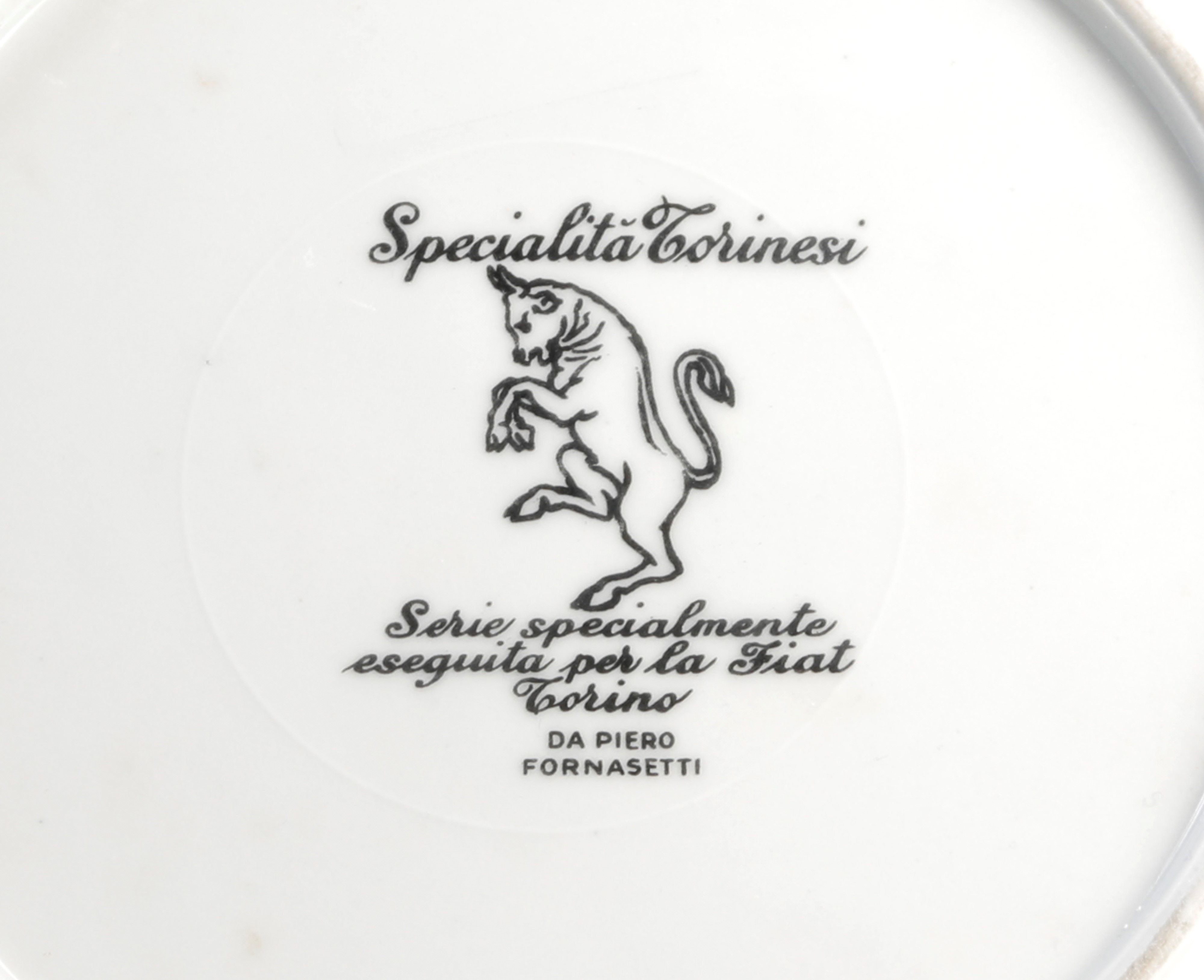 Sei piatti della serie “Specialità piemontesi”