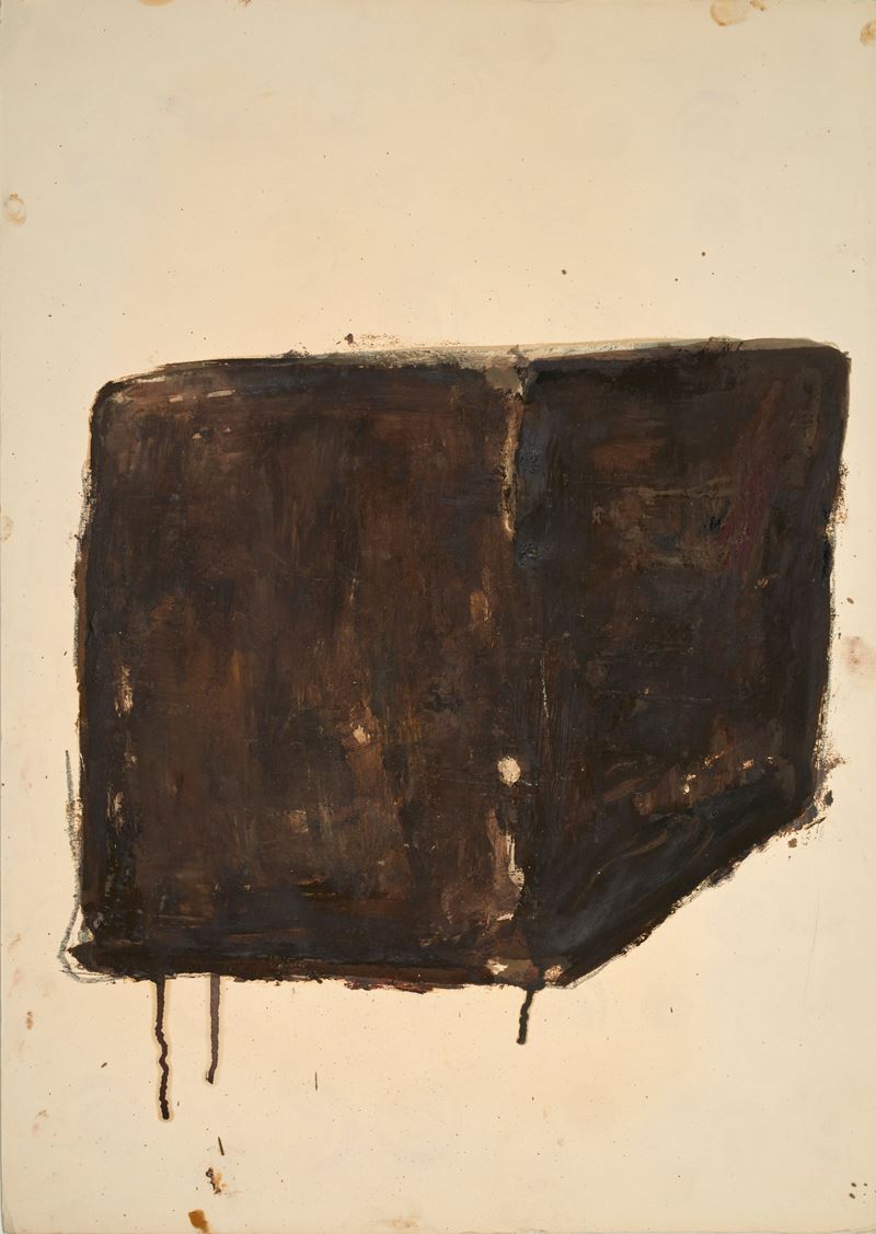 Piero Manai : “Senza titolo”  - Tecnica mista su carta - Auction ARTE MODERNA E CONTEMPORANEO - Fidelis Auctions