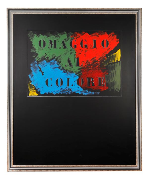 Tano Festa - "Omaggio al colore"