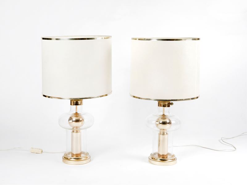 Gallo : Coppia di lampade  - Asta Dimore Eclettiche: II Sessione - Design e Antiquariato - Fidelis Auctions